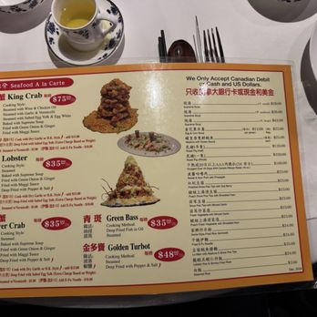 Jumbo Lobster Restaurant - Menu - Seafood Near Me - Richmond Hill, Ontario