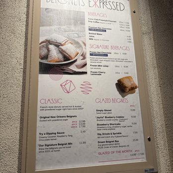 Beignets Expressed - Menu - Desserts Near Me - Anaheim, California