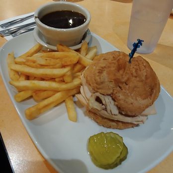 Claire's Restaurant - Turkey dip on GF bun - Breakfast & Brunch Near Me - Edmonds, Washington