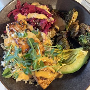 Leven Bakery & Cafe - Spicy Salmon Bowl - Bakeries Near Me - Houston, Texas Leven Bakery & Cafe - Spicy Salmon Bowl - Bakeries Near Me - Houston, Texas