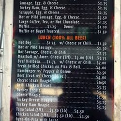 Imran Food Cart - The new menu