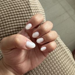 Hard gel natural nails Hard gel natural nails