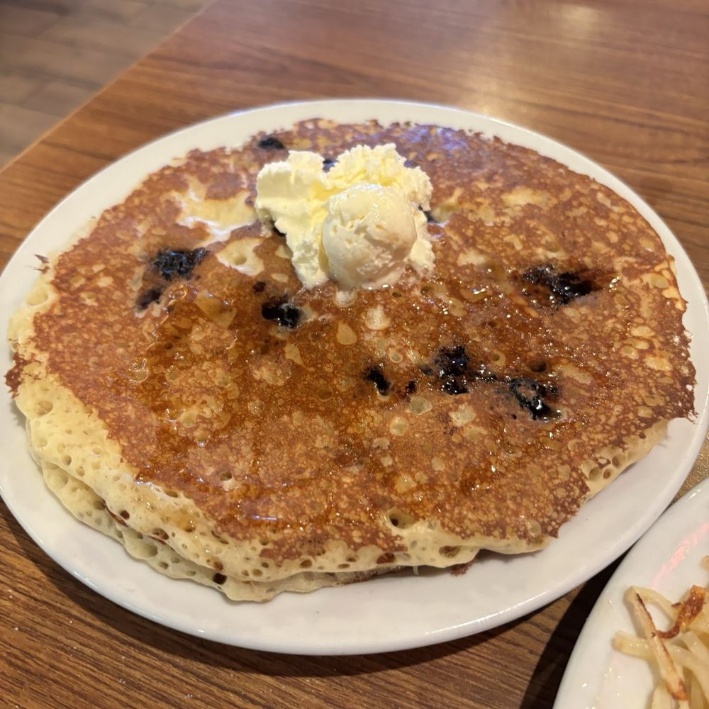 Denny's - Side of blueberry pancakes. Not on the menu so you have to ask for them. - Breakfast & Brunch Near Me - Golden, Colorado