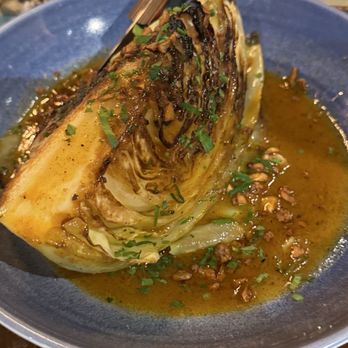 COMMUNION Restaurant and Bar - Grilled cabbage - Soup Near Me - Seattle, Washington COMMUNION Restaurant and Bar - Grilled cabbage - Soup Near Me - Seattle, Washington