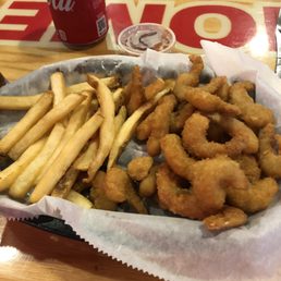 Fries & fries shrimp Fries & fries shrimp