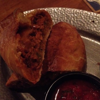 Cornish Pasty - Carne adobada pasty close up - British Near Me - Las Vegas, Nevada