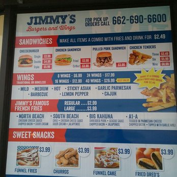 Jimmy's Seaside Fries - a menu for jimmy's - Burgers Near Me - Tupelo, Mississippi Jimmy's Seaside Fries - a menu for jimmy's - Burgers Near Me - Tupelo, Mississippi