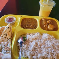 DAKSHIN - Mini Thali Chicken Curry Mango Lassi