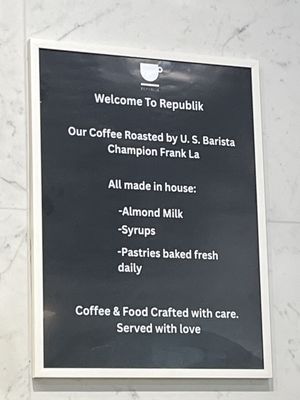 Menu photo 5 Republik Coffee Monrovia, CA Menu photo 5 Republik Coffee Monrovia, CA