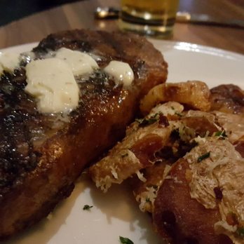 Branca Midtown - NY steak with mushrooms/potatoes uummm!!! - Pizza Near Me - Rochester, New York Branca Midtown - NY steak with mushrooms/potatoes uummm!!! - Pizza Near Me - Rochester, New York