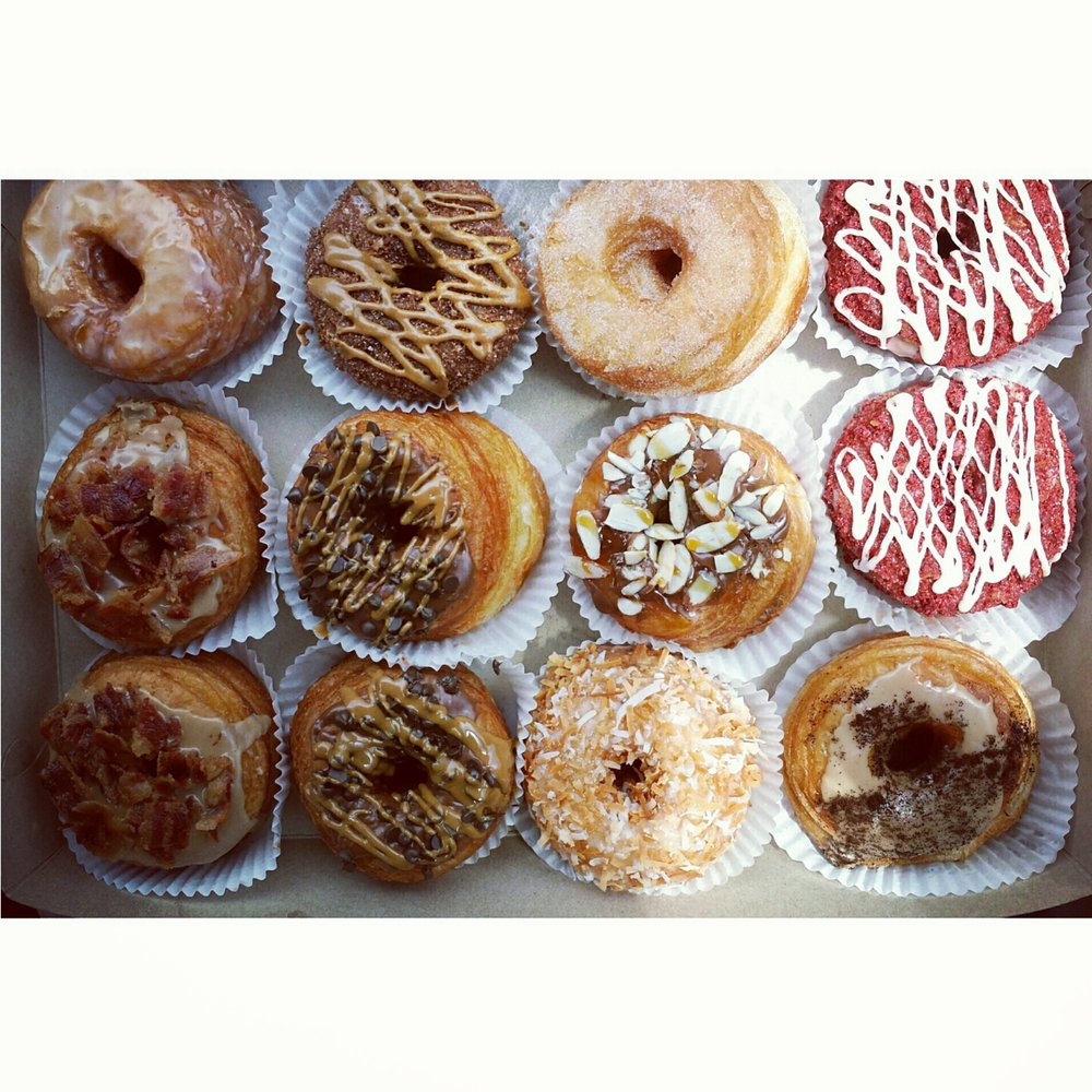 Bakers Donuts - Assorted cronuts! All were deeeerrrricious... won't disappoint that sweetness. - Donuts Near Me - Sacramento, California Bakers Donuts - Assorted cronuts! All were deeeerrrricious... won't disappoint that sweetness. - Donuts Near Me - Sacramento, California