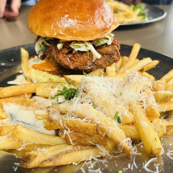 Eureka! - Spicy Fried Chicken Sandwich - American Near Me - San Diego, California Eureka! - Spicy Fried Chicken Sandwich - American Near Me - San Diego, California