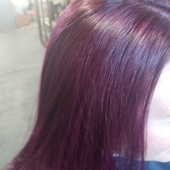 Essentials The Salon - Beautiful purple hue - Hair Extensions Near Me - Tomball, Texas