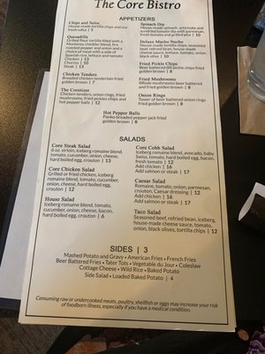 Menu photo 7 The Core Bistro Battle Creek, MI