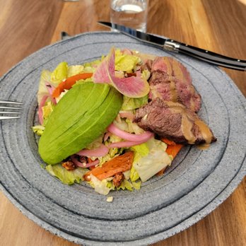 The 908 - GRILLED FLAT IRON STEAK SALAD - New American Near Me - Long Beach, California The 908 - GRILLED FLAT IRON STEAK SALAD - New American Near Me - Long Beach, California