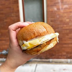 Mushroom, Egg & Cheese Breakfast Sandwich