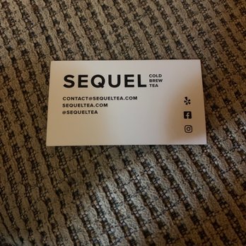 Sequel Tea - Business Card - Bubble Tea Near Me - San Luis Obispo, California Sequel Tea - Business Card - Bubble Tea Near Me - San Luis Obispo, California