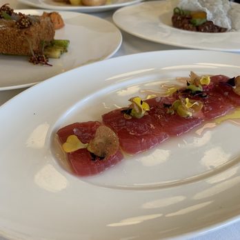 The Dining Room at Kendall College - Bigeye tuna crudo - New American Near Me - Chicago, Illinois The Dining Room at Kendall College - Bigeye tuna crudo - New American Near Me - Chicago, Illinois