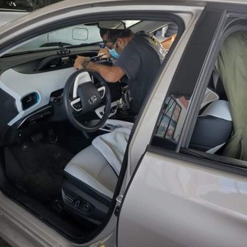 Pacific Stereo - Ozzie installing head unit of Toyota Prius Prime - Car Stereo Installation Near Me - Fremont, California