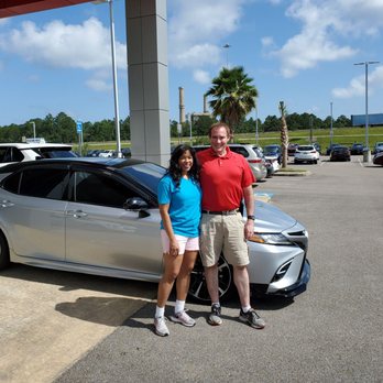 J Allen Toyota - 1st New Car in 15 Years. Traded the '05 Corolla S for this swanky 2019 Camry XSE loaded! Happy couple! - Car Dealers Near Me - Gulfport, Mississippi J Allen Toyota - 1st New Car in 15 Years. Traded the '05 Corolla S for this swanky 2019 Camry XSE loaded! Happy couple! - Car Dealers Near Me - Gulfport, Mississippi