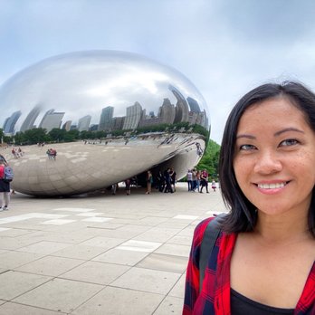 Cloud Gate - Reflection of the buildings - Public Art Near Me - Chicago, Illinois