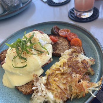 Mala Ocean Tavern - The Eggs Benedict. - Seafood Near Me - Lahaina, Hawaii