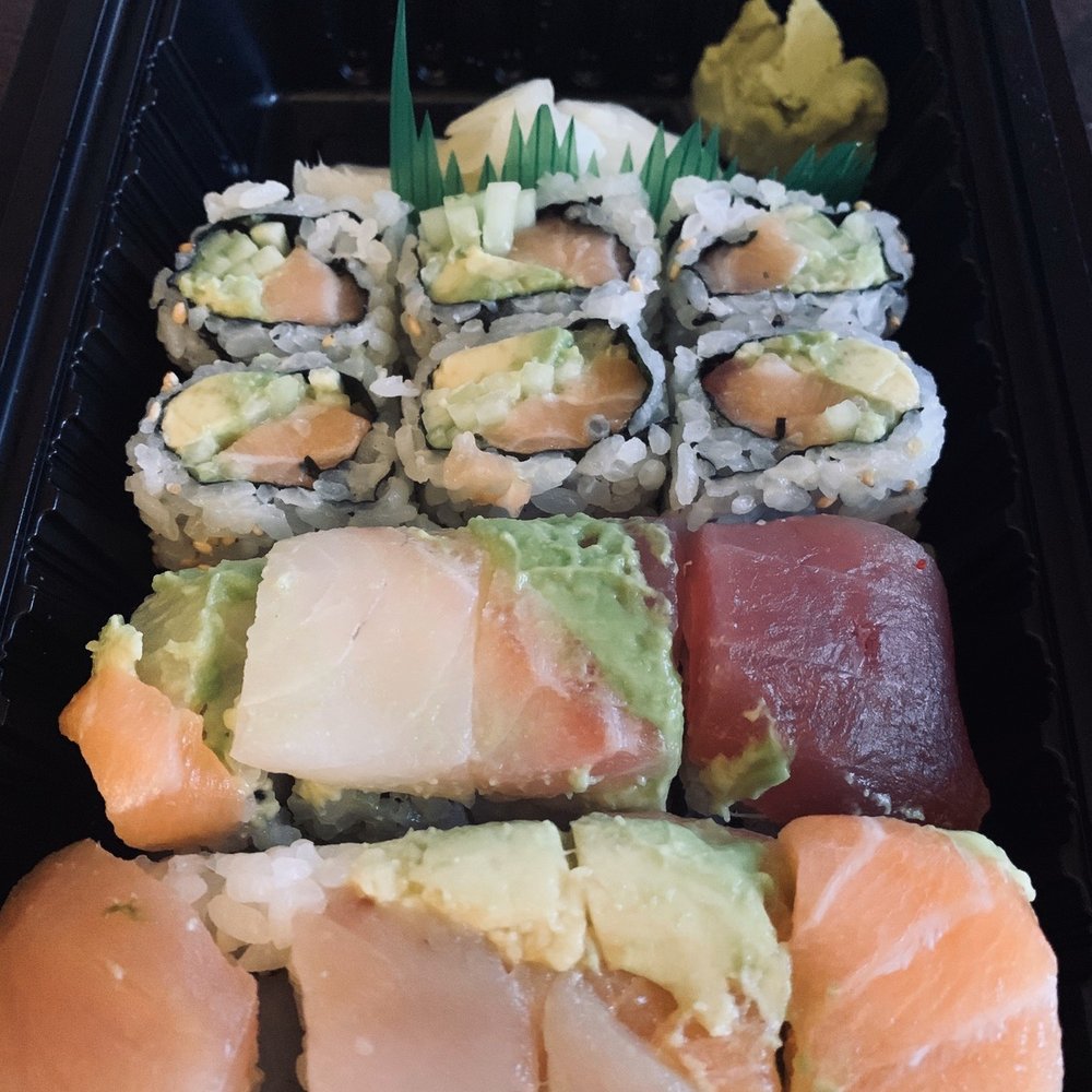 Fontana Sushi - Rainbow Roll and Alaska Roll - Sushi Bars Near Me - Centennial, Colorado