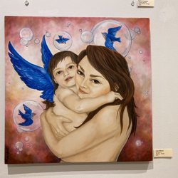 Charleston Heights Arts Center - So Worth It painting by Lisa Dittrich from the Celebrating Life art show, June 2022
