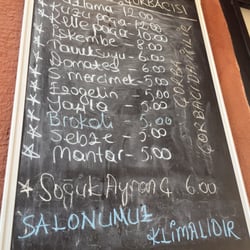Hebun Çorba Evi - Menu
