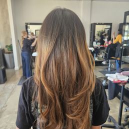 Long flowy layers