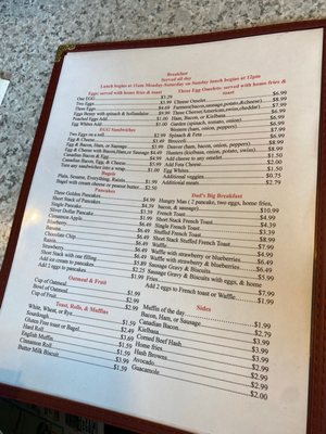 Menu photo 4 Dad's Copake Diner Copake, NY Menu photo 4 Dad's Copake Diner Copake, NY