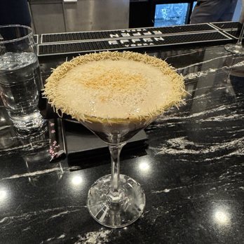 Hanami Sushi & Sake Bar - Dubai Chocolate Pistachio Martini - Sushi Bars Near Me - Carmel, Indiana