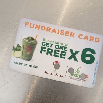 Jamba - They are no longer accepting any fundraiser cards. Only their own gift cards. - Juice Bars & Smoothies Near Me - Surprise, Arizona