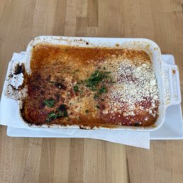 Fried green tomato parm