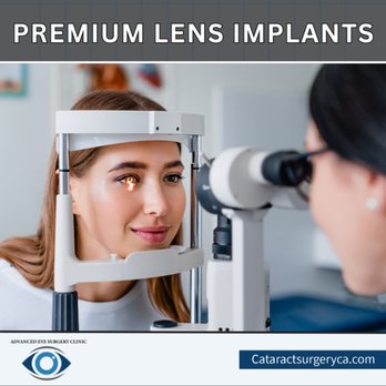 Advanced Eye Surgery Clinic - Here at Advanced Eye Surgery Clinic, we help each patient select the premium lens implant that works best for their needs... - Laser Eye Surgery/Lasik Near Me - Encino, California Advanced Eye Surgery Clinic - Here at Advanced Eye Surgery Clinic, we help each patient select the premium lens implant that works best for their needs... - Laser Eye Surgery/Lasik Near Me - Encino, California