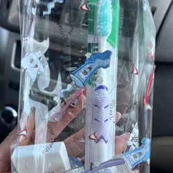 Orangevale Dental Group - Classic toothbrush, floss, and toothpaste they give you when you leave!