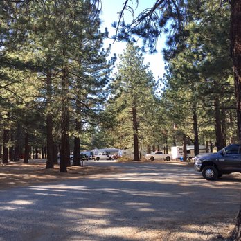 Mammoth Mountain RV Park - View to the right from #210 - RV Parks Near Me - Mammoth Lakes, California