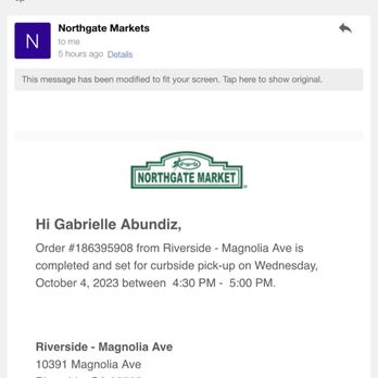 Northgate Gonzalez Market - The order ready confirmation email. Don't believe these. - Mexican Near Me - Riverside, California Northgate Gonzalez Market - The order ready confirmation email. Don't believe these. - Mexican Near Me - Riverside, California