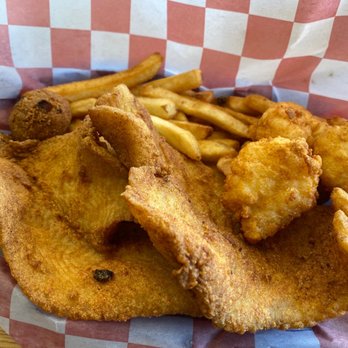 Bubba's shrimp shack - Flounder and shrimp - Seafood Near Me - Grafton, Virginia