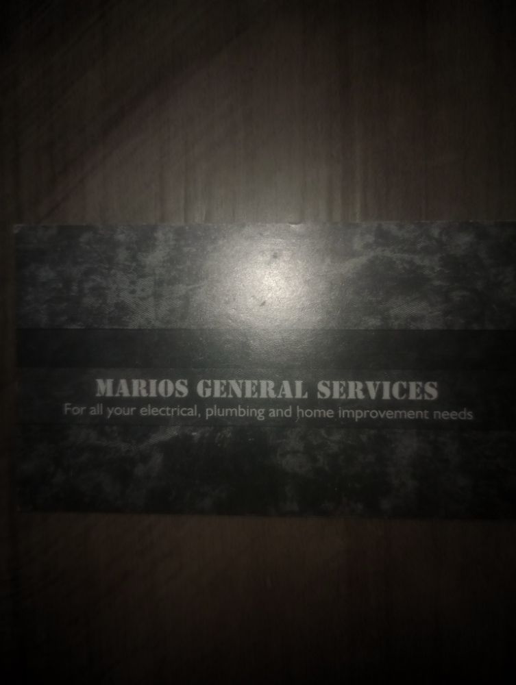 Slide of Marios General Services