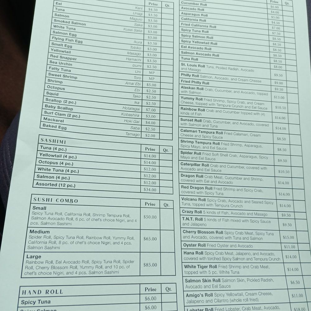 Sushi Hana - To go menu - Sushi Bars Near Me - Affton, Missouri Sushi Hana - To go menu - Sushi Bars Near Me - Affton, Missouri