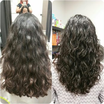 The Curl Whisperer - Before and after.... - Hair Stylists Near Me - Miami, Florida The Curl Whisperer - Before and after.... - Hair Stylists Near Me - Miami, Florida