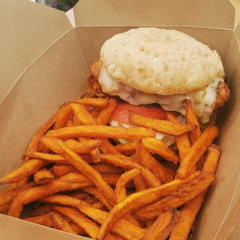 Sibling by Pushkin's - Crispy Chicken sandwich - New American Near Me - Sacramento, California Sibling by Pushkin's - Crispy Chicken sandwich - New American Near Me - Sacramento, California