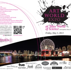 Monika's Art Boutique-Studio & Gallery - MAB Ventures Inc. annually  produces ART WORLD EXPO at Telus World of Science! Join us on May 2, 2014! Call for tickets!