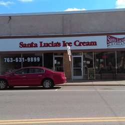 Santa Lucia’s Ice Cream - Outside the ice cream shop.