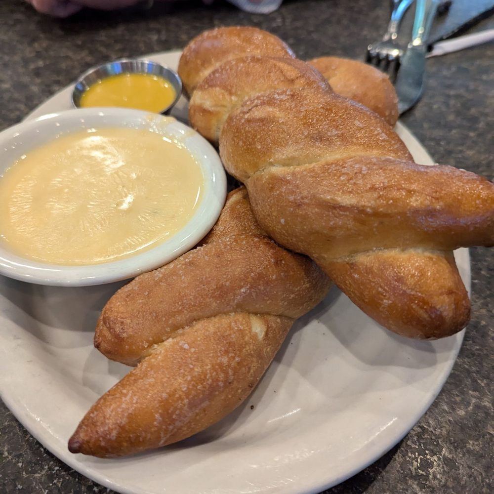 Craft Public House - Pretzel appetizer with queso - Sports Bars Near Me - Cary, North Carolina