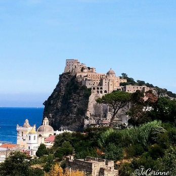 Ischia Island - View of the Aragonese Castle from the hilltop - Landmarks & Historical Buildings Near Me - Naples, NA