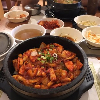 Ho Ho Restaurant - Spicy squid in a stone bowl - Korean Near Me - East Rutherford, New Jersey Ho Ho Restaurant - Spicy squid in a stone bowl - Korean Near Me - East Rutherford, New Jersey