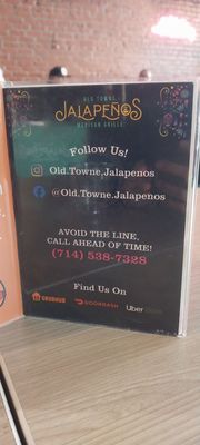 Menu photo 5 Old Towne Jalapeños Orange, CA Menu photo 5 Old Towne Jalapeños Orange, CA