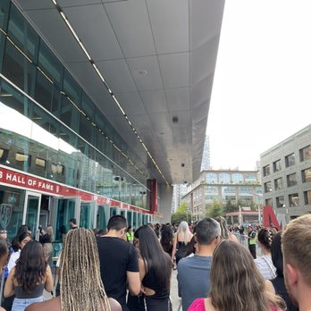 BC Place - a large group of people standing outside of a building - Stadiums & Arenas Near Me - Vancouver, British Columbia